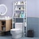 SHOWAY Toilet Storage Rack,3 Tier Over Commode Shelving,Metal Toilet Cabinet Shelving Kitchen Bathroom Space Saver Shelf Organizer(white)