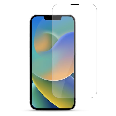 Hyphen Defendr Case Friendly Tempered Glass Screen Protector For Apple iPhone 14 Clear