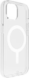 BodyGuardz Carve designed for iPhone 15 compatible with MagSafe case cover with Lanyard - Clear