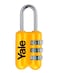 Yale Travel Padlock Yellow