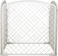 Dog pet playpen with door for small to medium dogs, 4 Panels pet playpen, Heavy-duty molded plastic, Indoor and outdoor playpen house, Easy to set up 74 cm (White)
