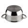 Muhler Cooking Pot With Glass Lid, 7 Liters, Stainless Steel
