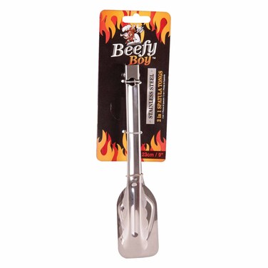 UBL BBQ 2 IN 1 SPATULA TONGS 23CM