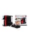 Dlc 3-In-1 Capsule Coffee Machine 1450W Dlc-Cm7316 Black/Red/Clear