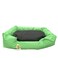 Nutrapet L-75Cm W-59Cm H-17Cm Lounger Bed Green &amp; Black M