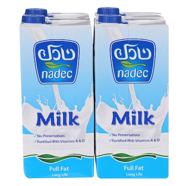 Nadec Milk Full Fat 4X1L
