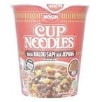 Buy Nissin Japanese Style Beef Cup Noodles 66g in UAE