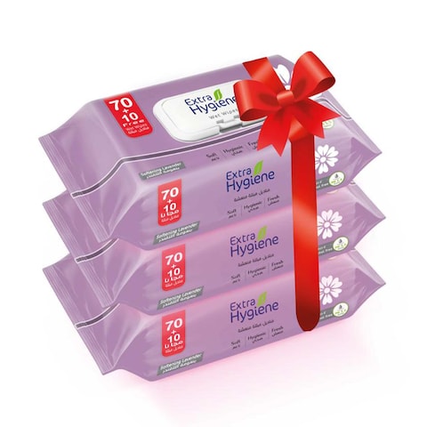 Hygiene wipes With Lavender - 80 Wipes - 3 Pieces