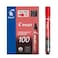Pilot Permanent Marker Red Fine (Bullet Tip) Sca-100 (12 Pcs)
