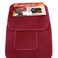 Generic AGC Universal 5-Piece Non Slip Car Mat Set Red
