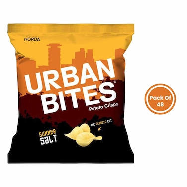 Norda Urban Bites Summer Salt Potato Crisps 30G X Pack Of 48