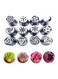 Generic 12-Piece Tulip Tips Icing Piping Nozzles Set Silver 20Centimeter