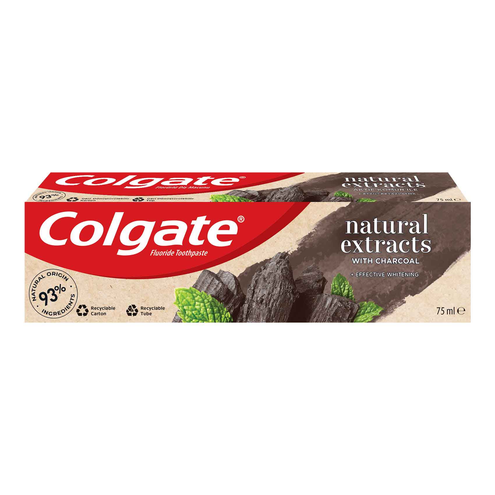 Colgate Natural Extracts Charcoal Toothpaste Black 75ml