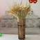 LINGWEI Big Wooden Cylendrical Shaped Pots Flower Barrels Flower Planter Flower Vase Round Planting Pots Garden Flower Pot