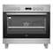 Beko 90 X 60Cm 5 Zones Ceramic Cooker Stainless Steel Color GM17300GXNS