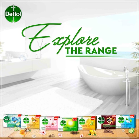 Dettol Oud Care Antibacterial Bar Soap 165G Oud