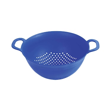 Large Plastic Colanders - Blue