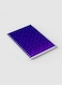 Lowha Spiral Notebook With 60 Sheets And Hard Paper Covers With Circular Halftone Purple Design, For Jotting Notes And Reminders, For Work, University, School