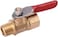 ABBASALI 1/4" Heavy Duty Air Compressor Brass Ball Valve Shut Off Switch, 1/4 Inch Male And Female NPT Thread Pipe Fitting