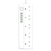 JBQ SC5614 2500W 5 AC Outlets And 6 USB Charging Ports 2m Long Extension Cord For Home &amp; Office Power Strip