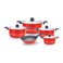 Trueval Cooking Pots Set, 16-18-24-28 - 8 Pieces + Wok - Size 24