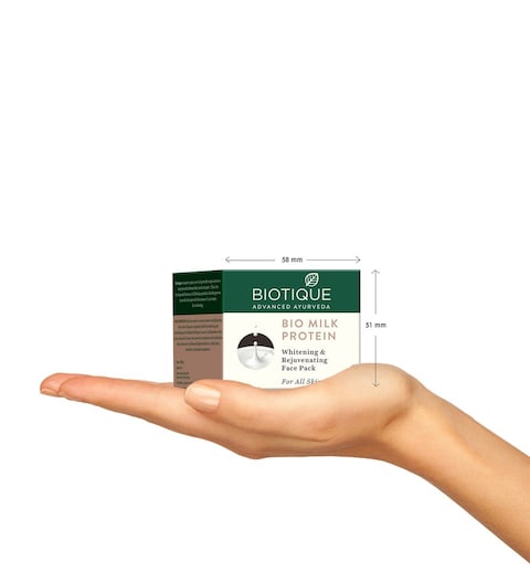 Biotique Bio Milk Protein Whitening &amp; Rejuvenating Face Pack For All Skin Types, 50G