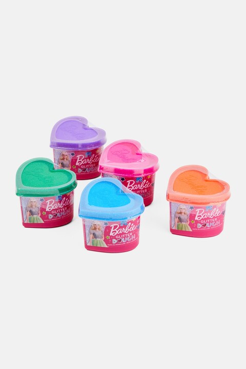 Barbie Glitter Dough Kit House, Pink