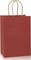 Markq Maroon Paper bags with handles 22 x 16 x 8 cm Small Kraft Gift bags for Birthday Party Favors, Weddings, Restaurant takeouts, Christmas (24 Bags)