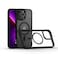 Moxedo Magnetic Protective Case 360 Protection Clear Case Hard PC with Built-in Strong Magnets Compatible with MagSafe Designed for iPhone 12 Pro Max 6.7 inch (Black)