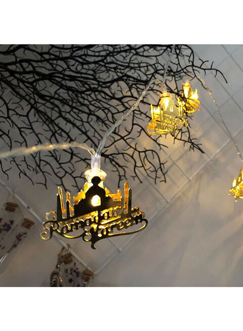 LED Ramadan Castle String Light yellow Scentimeter