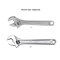 Generic-10&quot; Adjustable Wrench Spanner Tool Quick Spanner Repair Tools Maximum Opening 30mm with Scale