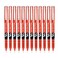 Pilot Hi-Tecpoint V5 Pen, Red (Pack of 12)