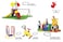 Rainbow Toys - Outdoor Children Playground Set With Fitness Exercise Equipment