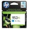 HP 953Xl Cyan Ink Cartridge, F6U16Ae