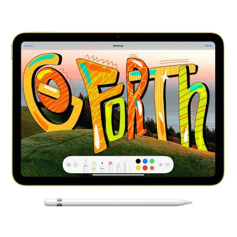 Apple iPad (10th Generation) Tablet, 256GB, Blue 10.9-Inch, 12 MP Camera, Liquid Retina Display, Wi-Fi and 5G