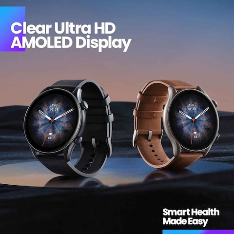 Amazfit GTR 3 Pro Smartwatch GPS A2040 46mm Brown Leather