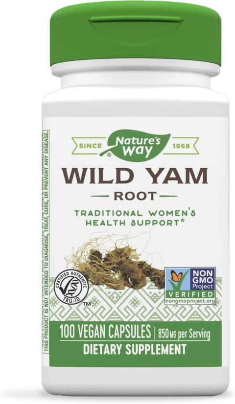 Nature&#39;S Way Wild Yam - 100 Vegetarian Capsules