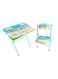 Generic Foldable Wooden School Table And Chair Multicolour
