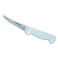 Basics P94823 6" White Curved Boning Knife with Polypropylene Handle