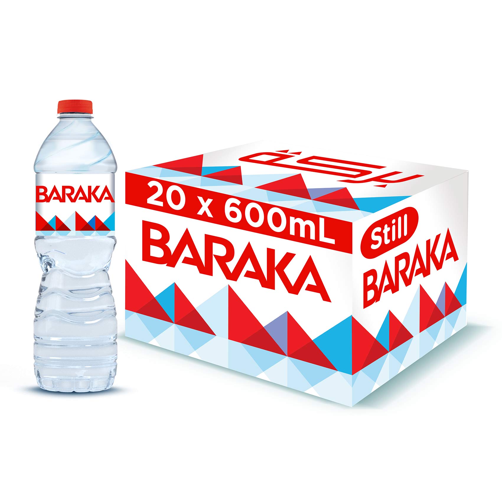 Buy Baraka Bottled Water - 600 ml - 20 Bottles Online | Carrefour Egypt