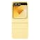 Samsung Vegan Leather Flap Case Cover for Galaxy Flip6 Yellow