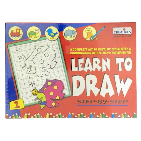 Creative&#39;s Learn To Draw Step By Step 1 Drawing Book