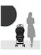 Moon Bezik One Fold Stroller, Black