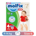 Buy Molfix Diaper Pants - Size 4 - 80 Diaper in Egypt