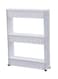 3-Shelf Storage Rack أبيض