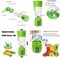 Generic Portable USB Juicer Cup Blender, 6 Blades In 3D, Rechargeable, 380ml - Green