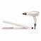 BaByliss Pearl Shimmer Hair Dryer 5395PSDE 2200W Rose Gold With Pearl Shimmer Hair Straightener 5395PSDE