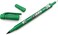 Pilot SCATM Twin Marker Extra Fine  Fine Pack of 12 Green