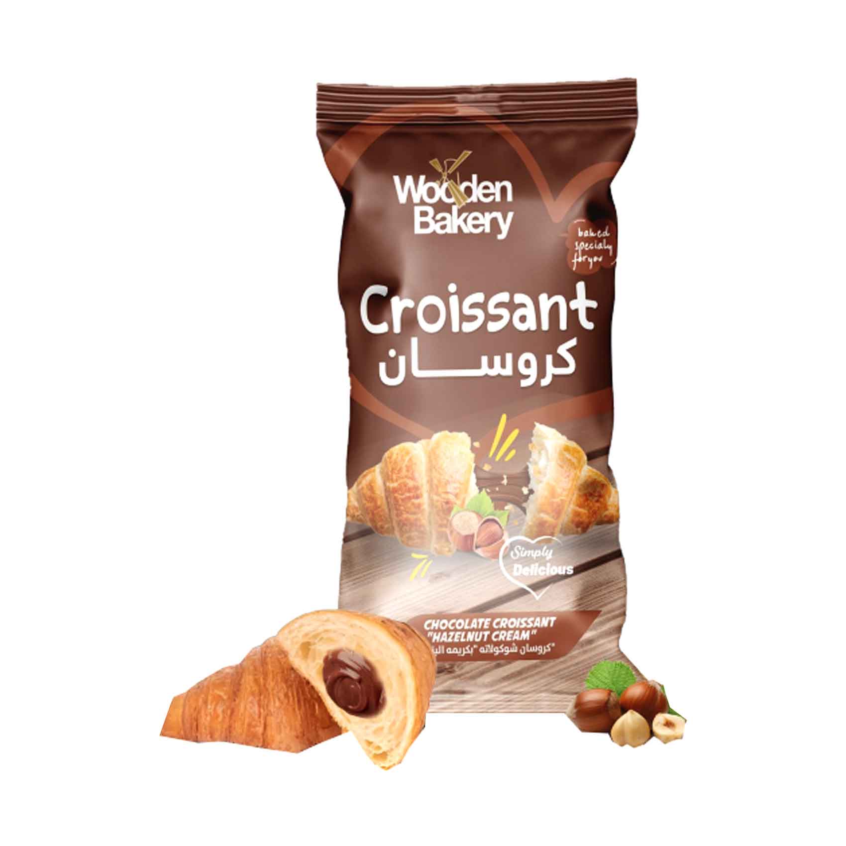 Wooden Bakery Chocolate Croissant 60g