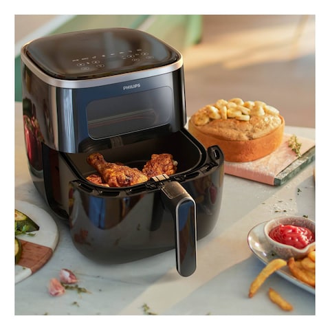 Philips 3000 Series XL Air Fryer HD9257/80 Black 5.6L